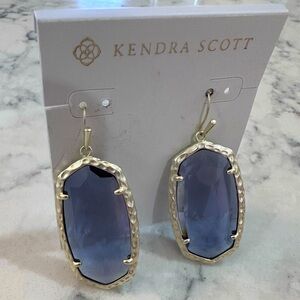 Kendra Scott Purple & Gold Ella Earrings